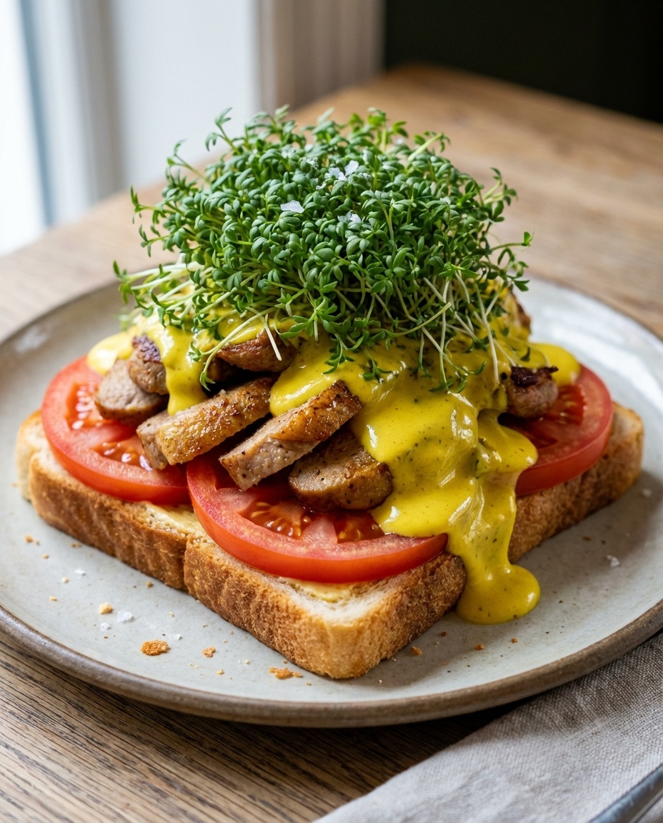 Smørrebrød with Roast Pheasant and Curry Dressing