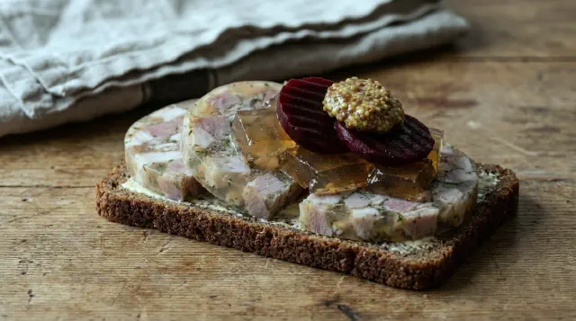 Sylte with Mustard and Meat Jelly