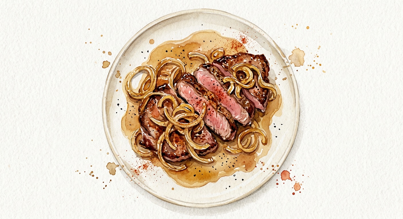 Fried Liver with Onions and Pan Gravy