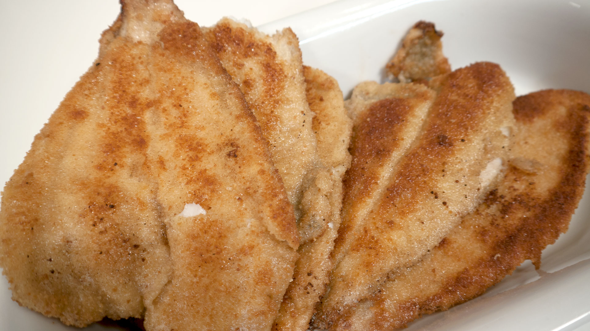 Deep-Fried Fish Fillets - Double Breaded with Breadcrumbs