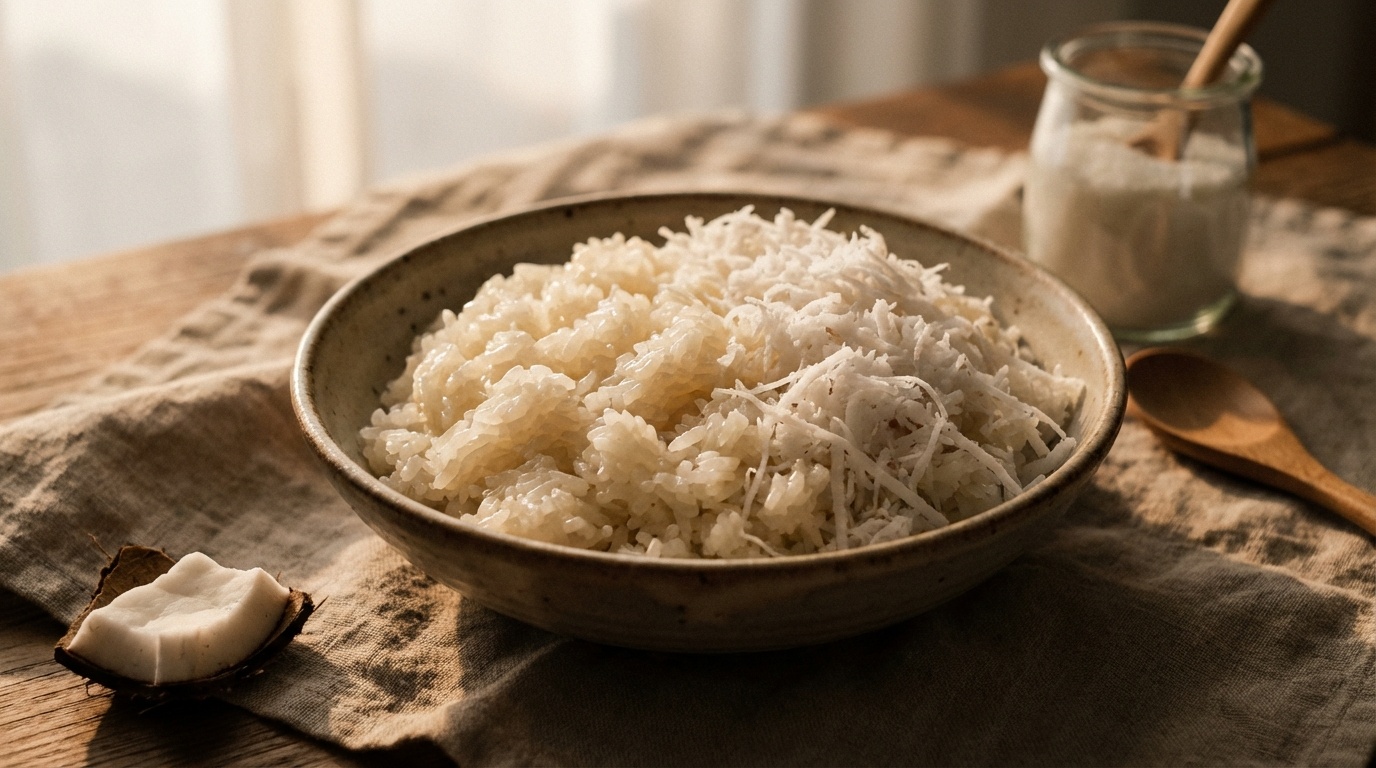 Sticky Rice / Coconut Sticky Rice (Xôi nếp / Xôi nếp dừa)
