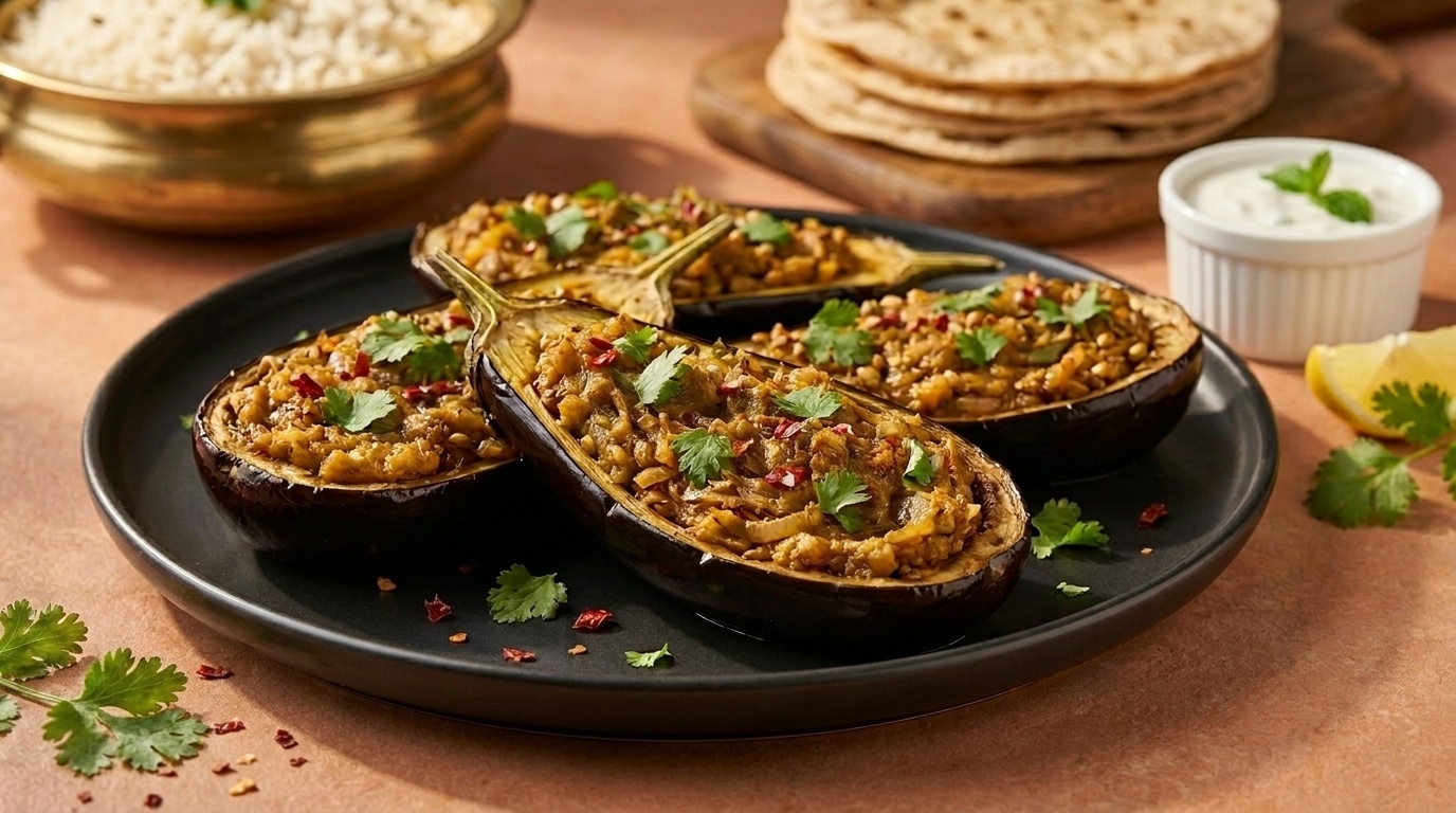 Stuffed Aubergines