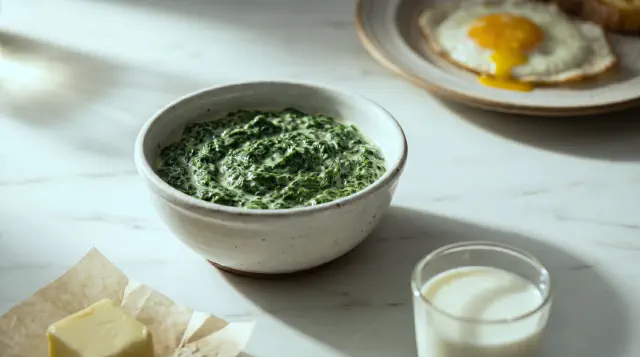 Stewed Spinach