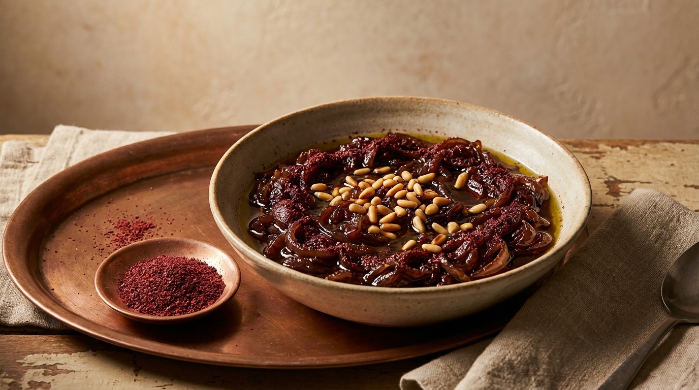Sumac-Onion Dressing (Musakhan Onions)