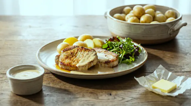 Pork Chops with Cream Sauce