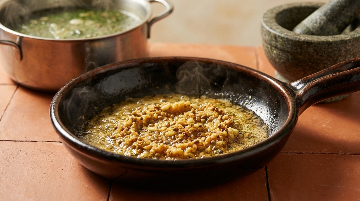 Ta'leya (Egyptian Garlic-Coriander Oil)