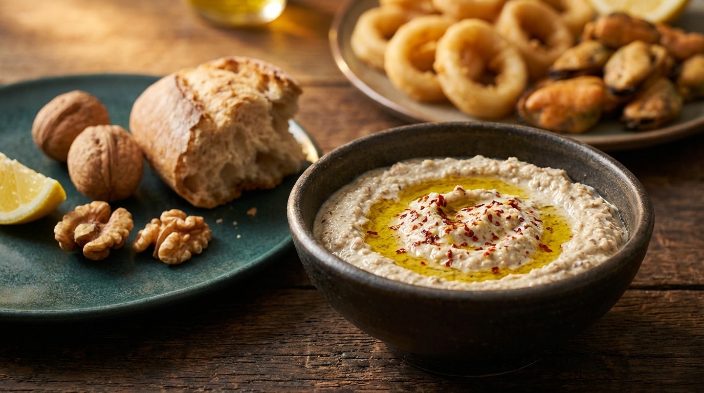 Tarator (Turkish Walnut and Bread Sauce)
