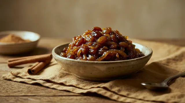 Tfaya (Moroccan Caramelized Onion and Raisin Topping)