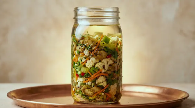Torshi (Persian Mixed Vinegar Pickles)