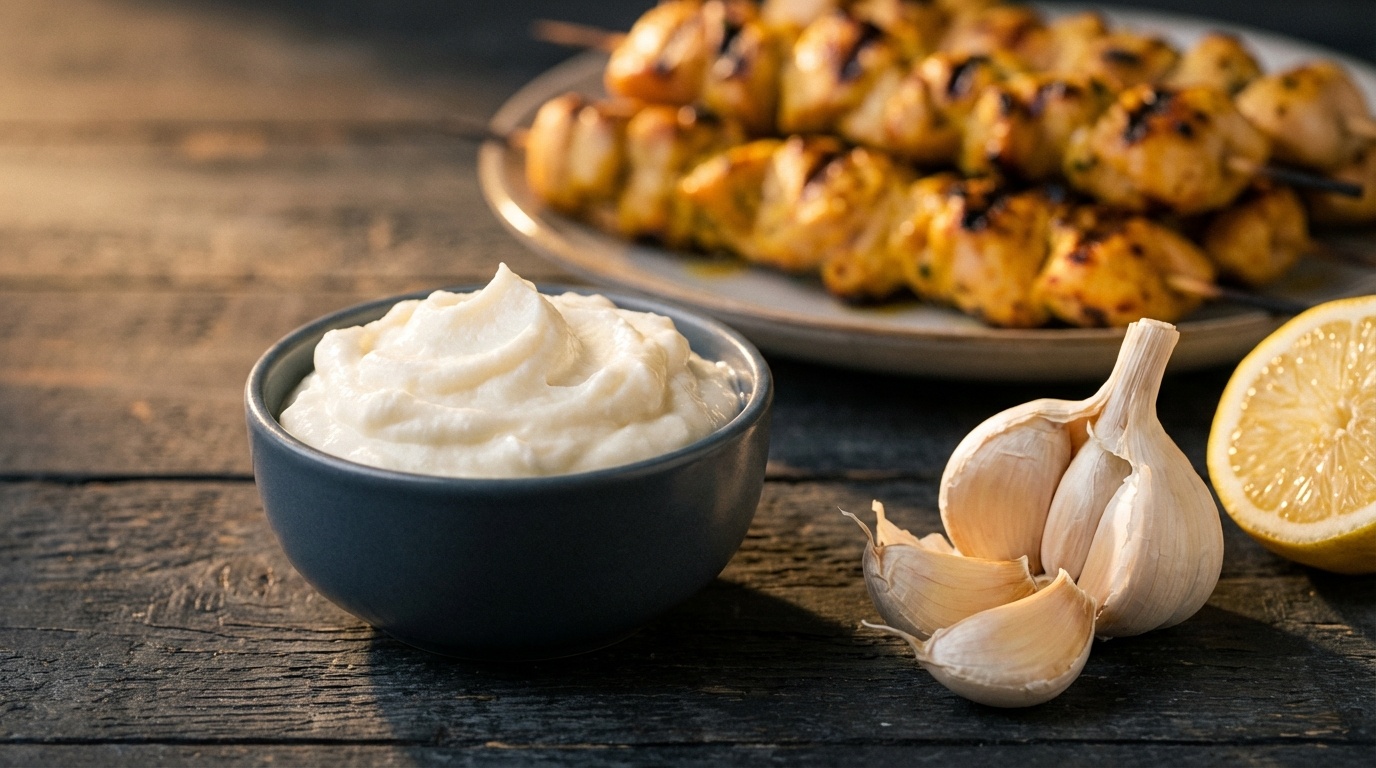 Toum (Lebanese Garlic Sauce)