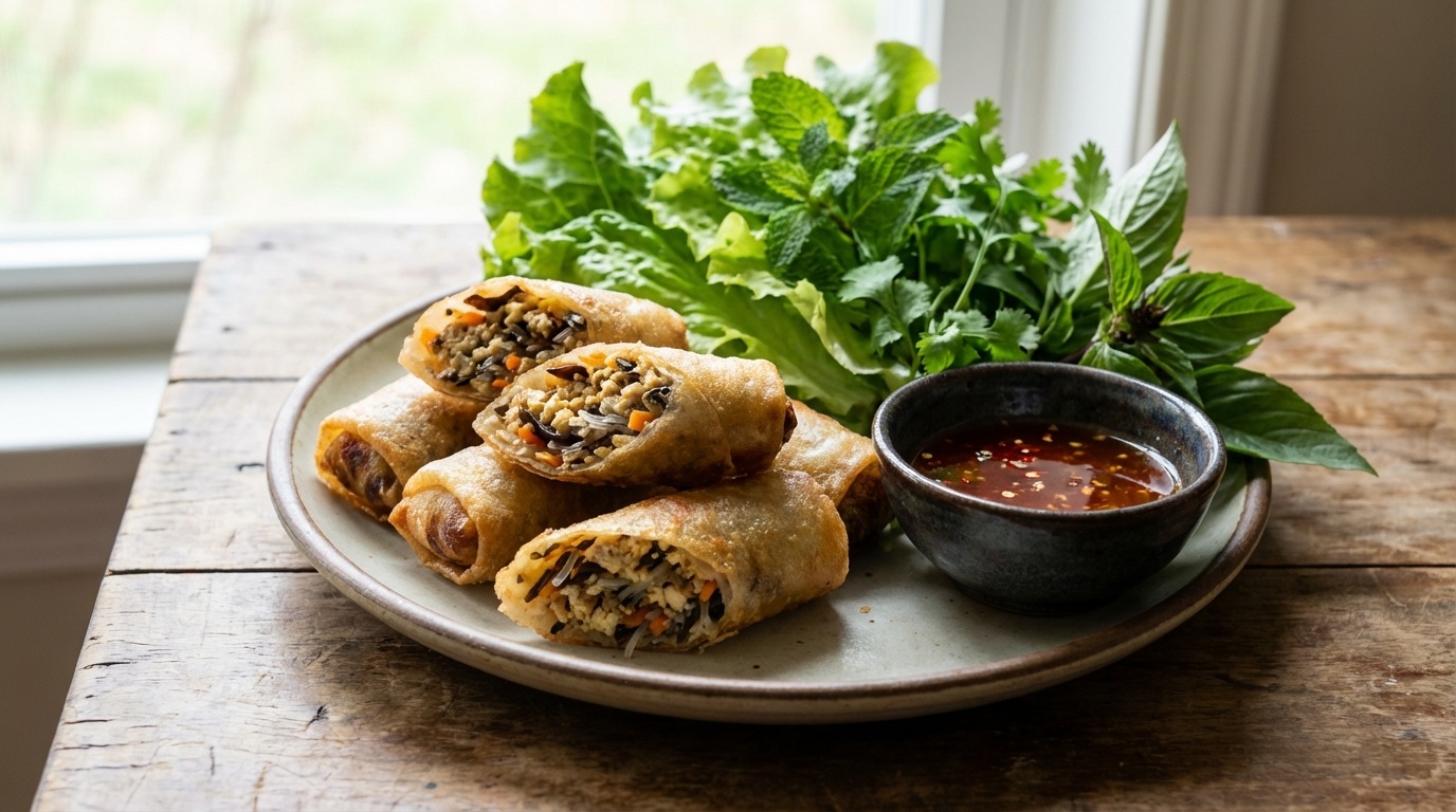 Vietnamese Fried Spring Rolls (Nem Rán)