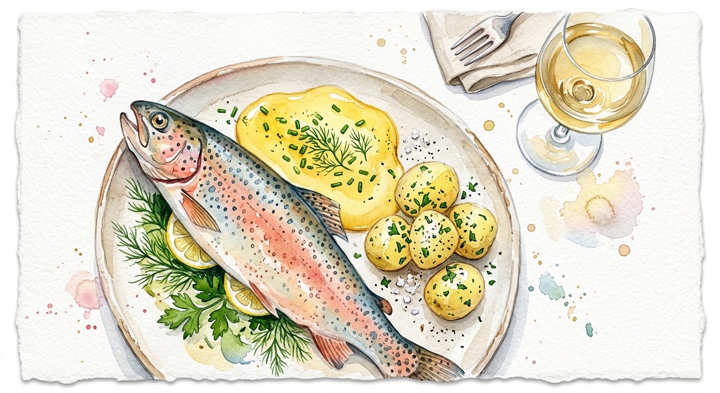 Steam-Baked Trout