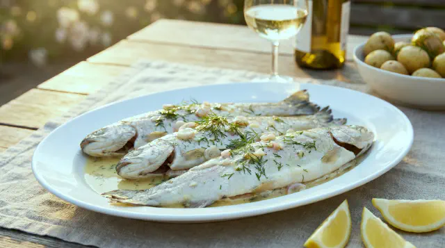 Steam-Baked Trout