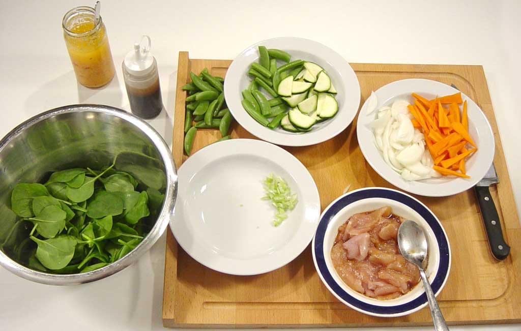 Wok dish with chicken - Stir Fry Recipe