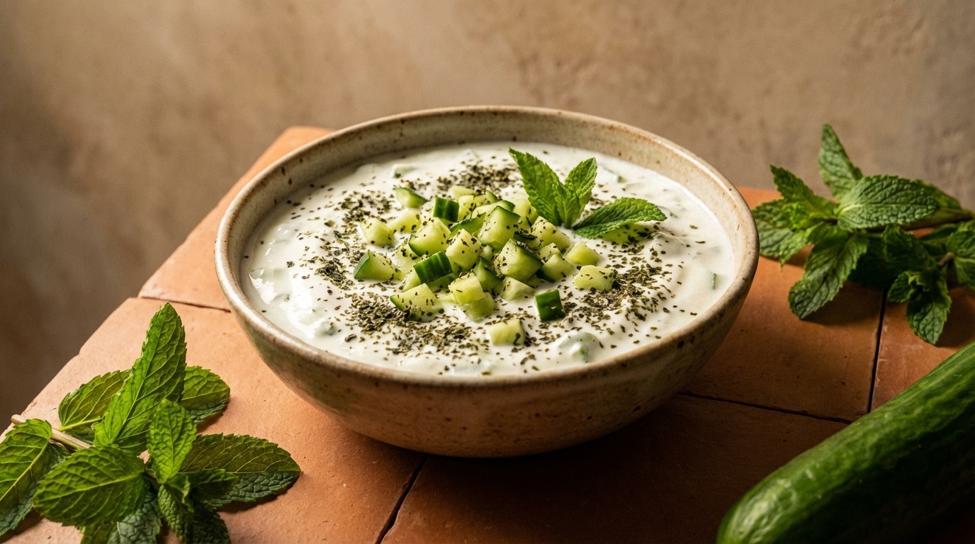Laban bi Khyar (Levantine Yogurt-Cucumber Sauce)