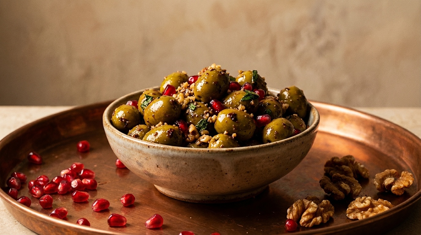 Zeytoon Parvardeh (Persian Marinated Olives)